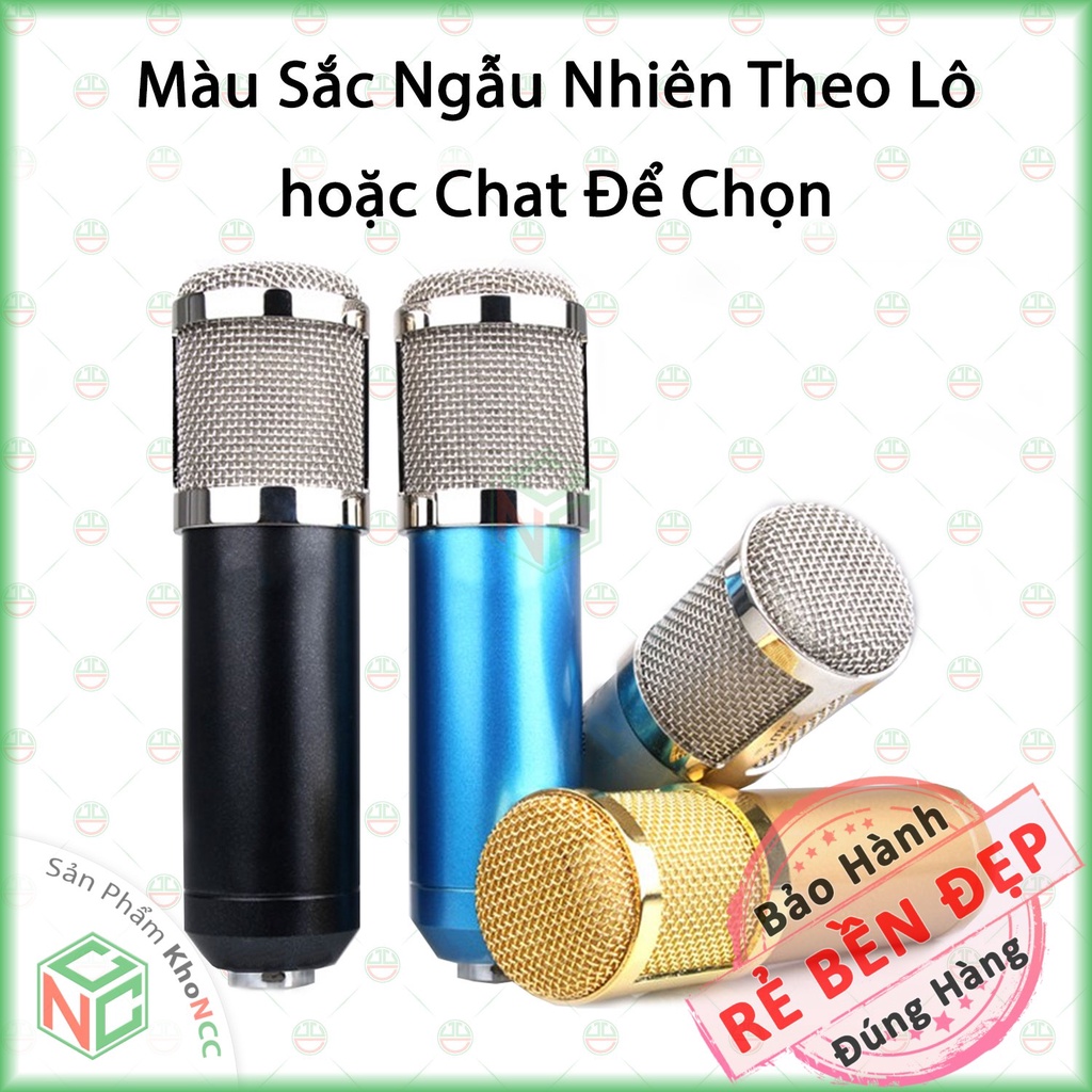 [KhoNCC] Micro Thu Âm BM900 Chuyên Nghiệp - Hát Karaoke trực tuyến - Livestream cực hay - NPD-4596-BM900 (Ngẫu nhiên)