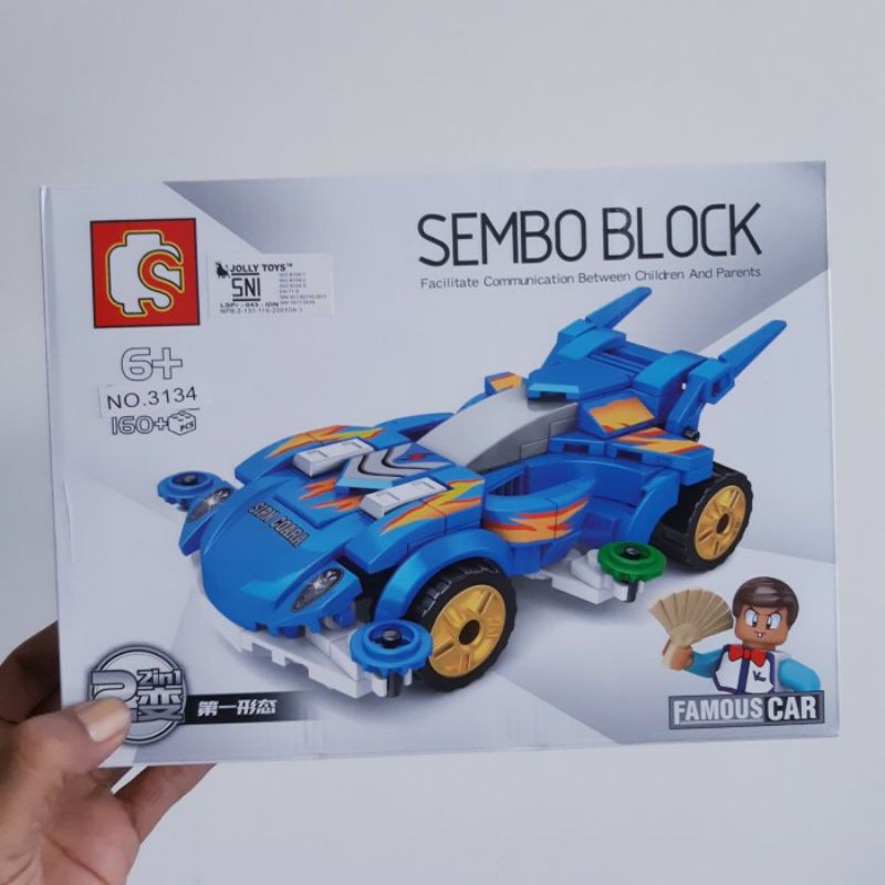 TAMIYA Sembo Khối Lego Lắp Ráp Xe Đua 2 Trong 1 Cho Bé Mới