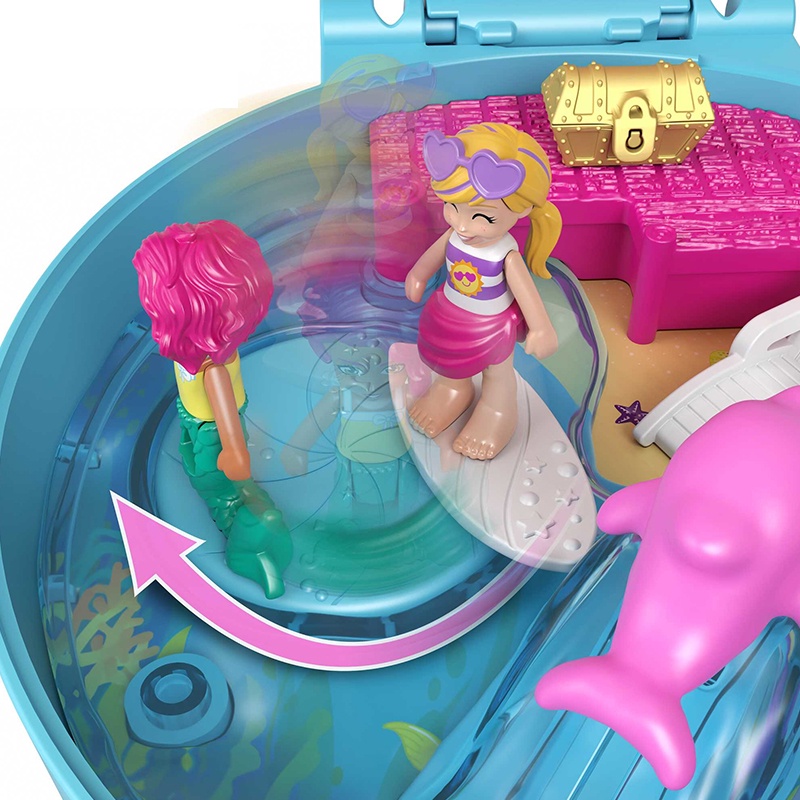 Đồ Chơi POLLY POCKET Và Bãi Biển Cá Heo GTN20/FRY35