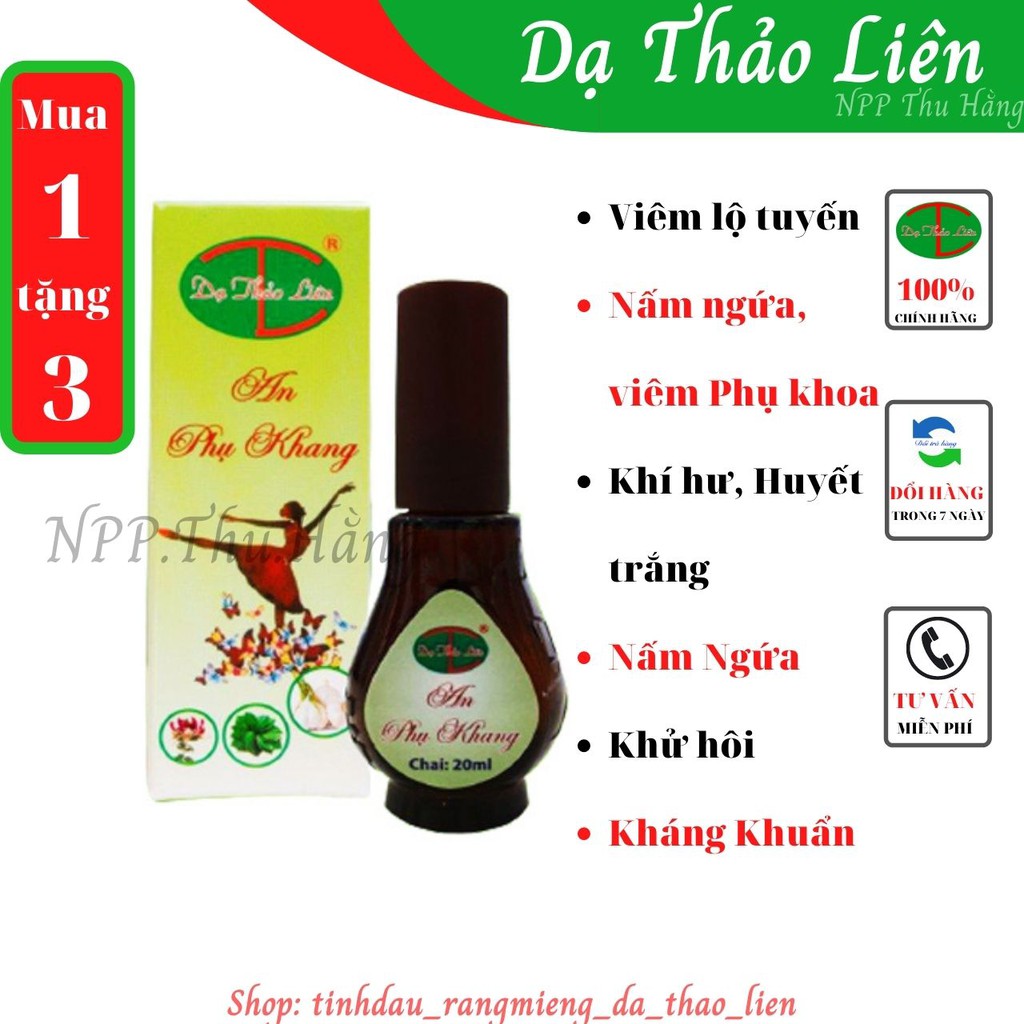 Tinh dầu an phụ khang hỗ trợ về viêm phụ khoa, nấm ngứa, viêm lộ tuyến - ảnh sản phẩm 1