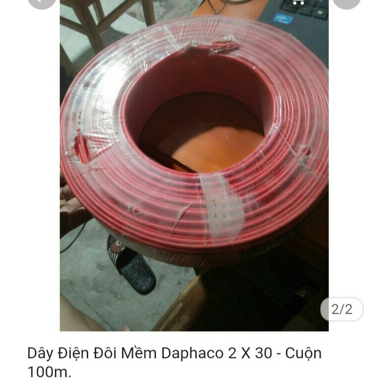 Dây Điện Đôi Mềm Daphaco 2 X 30 - Cuộn 100m..