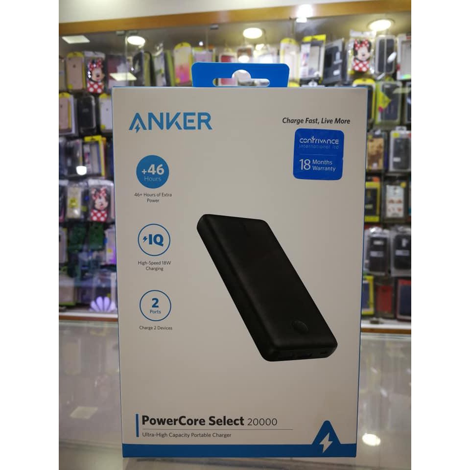 Pin Sạc Dự Phòng Anker PowerCore Select 20000mAh - A1363/A1268