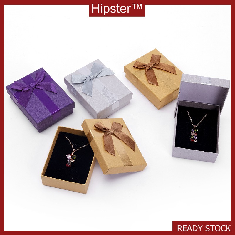 Hộp trang sức thiết kế nơ xinh xắn tiện dụng