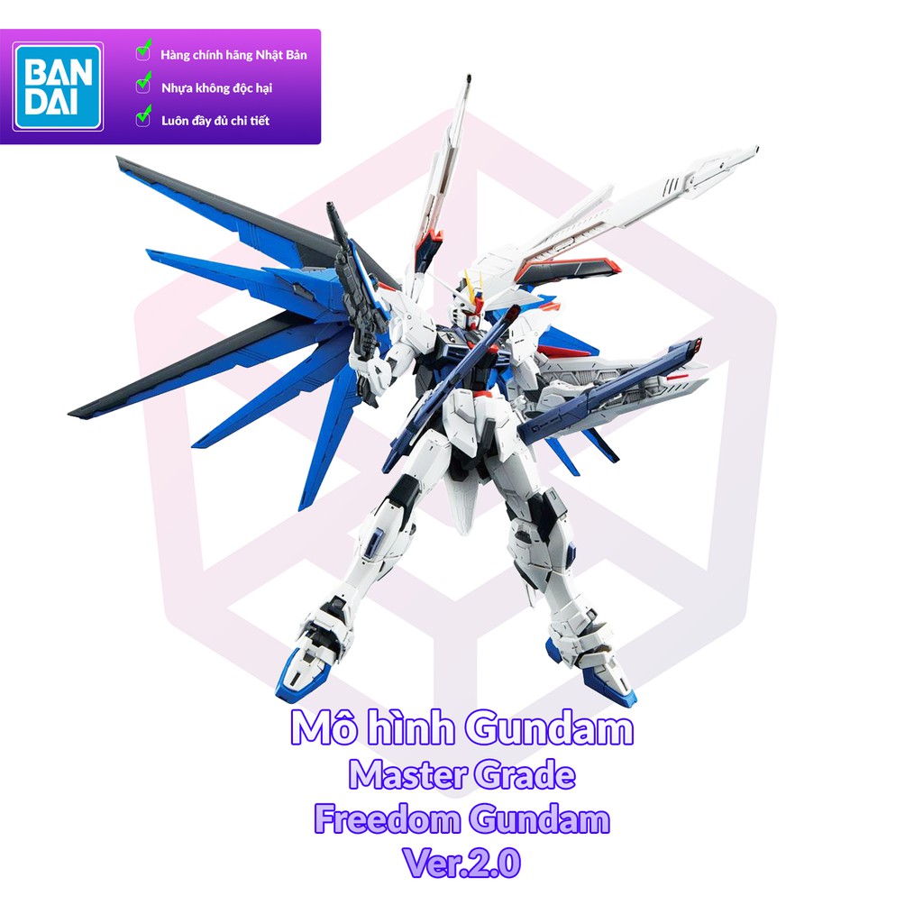 Mô Hình Gundam Bandai MG Freedom Gundam Ver 2.0 1/100 SEED