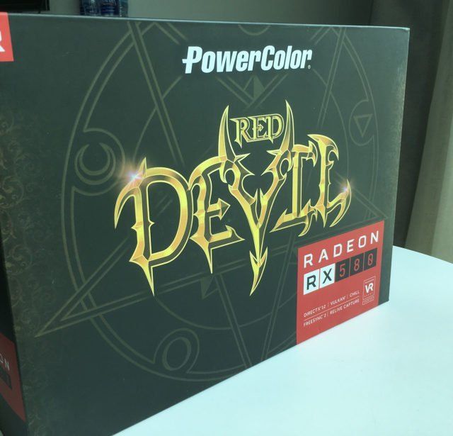 Card màn hình Power Color RX580 8G Golden Sample cũ | WebRaoVat - webraovat.net.vn