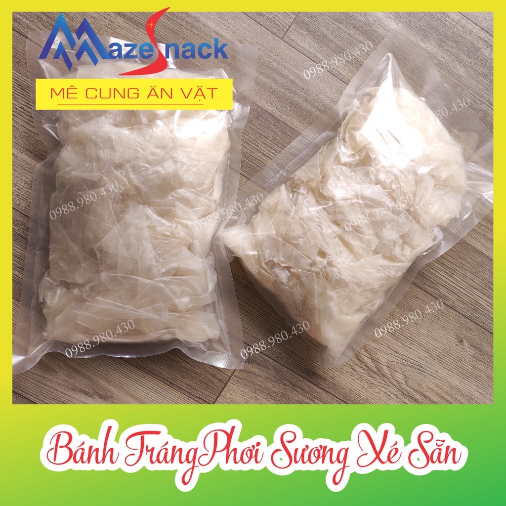 Bánh tráng phơi sương xé dẻo mềm loại ngon I MÊ CUNG ĂN VẶT
