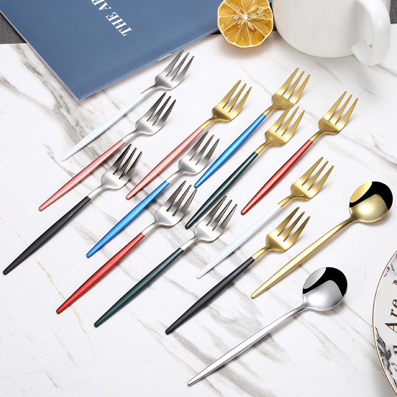 Nĩa Ăn Trái/ Muỗng Nĩa Bằng Thép Không Gỉ 304 13cm