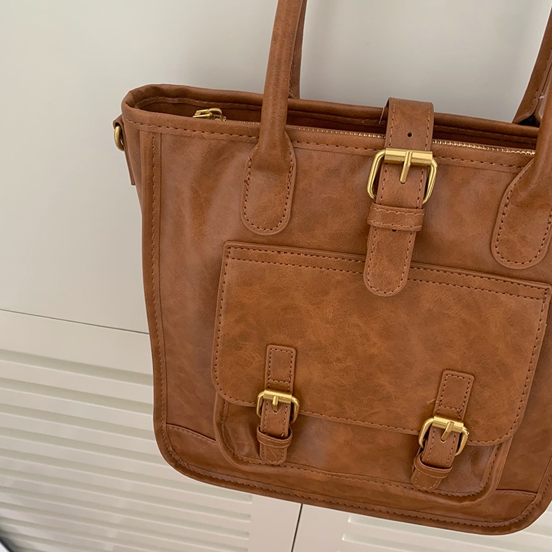 Dela Túi Tote Đeo Chéo Một Bên Vai Đơn Giản Cổ Điển Phong Cách Mới Dành Cho Bạn Nữ Sinh