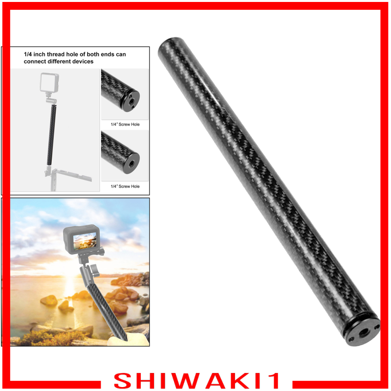 [SHIWAKI1]Aluminum Alloy Camera Carbon Fiber Extension Rod for GoPro HERO