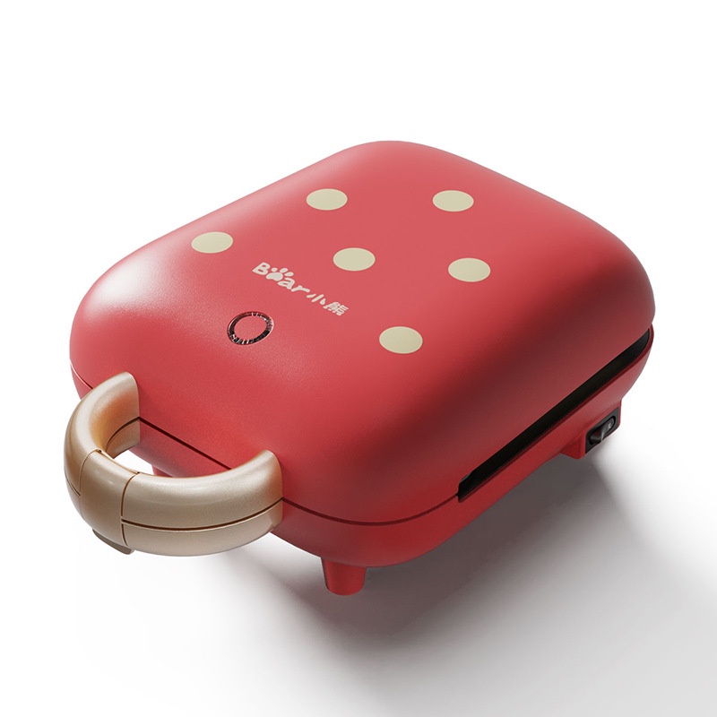 Máy Làm Bánh Kẹp Ăn Sáng Sandwich Dâu Tây Bear SMZ-B05N1 [CMART_GIA DỤNG TIỆN ÍCH]