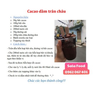 Bột Ca cao nguyên chất ( túi 1kg )