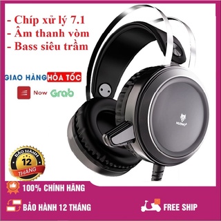 Tai nghe chụp tai gaming Nubwo N1U có dây, mic, giắc cắm USB 7.1 - Dành cho máy tính, game thủ. Mẫu mới năm 2022