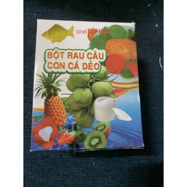 Bột rau câu con cá dẻo 12g