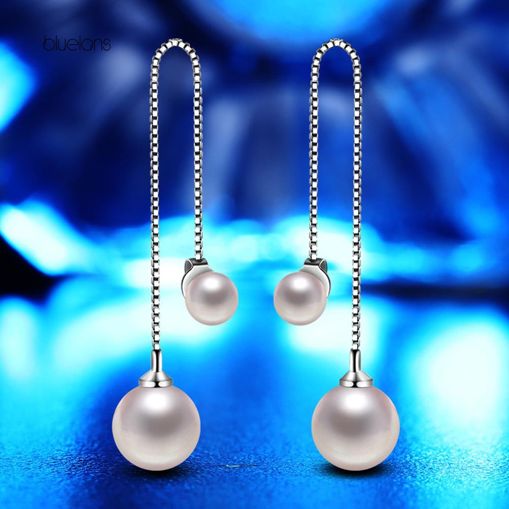 Khuyên tai ngọc trai dáng dài