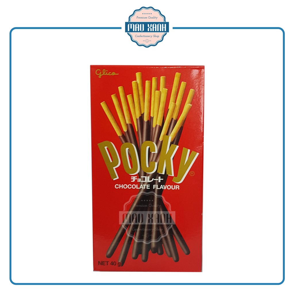 Bánh Que Pocky Glico Phủ Socola Chocolate  (Hộp 40g)