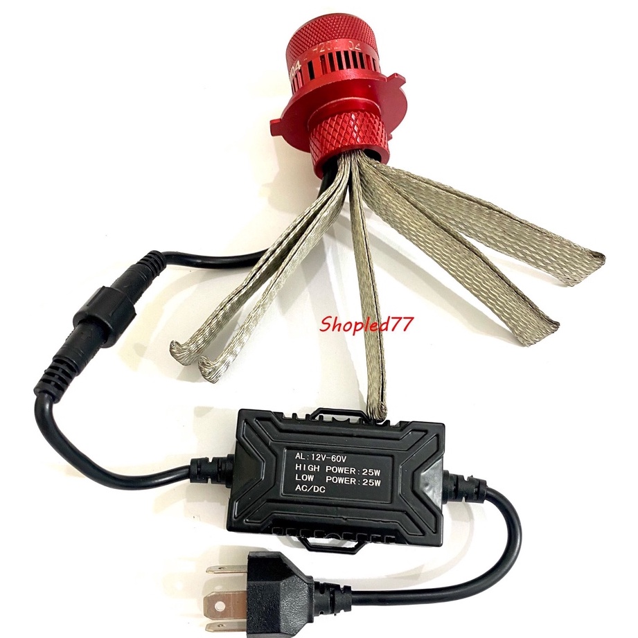 Đèn Pha Led Bi Cầu Mini Siêu Phẩm Gom Sáng Chuyên Ô Tô Xe Máy