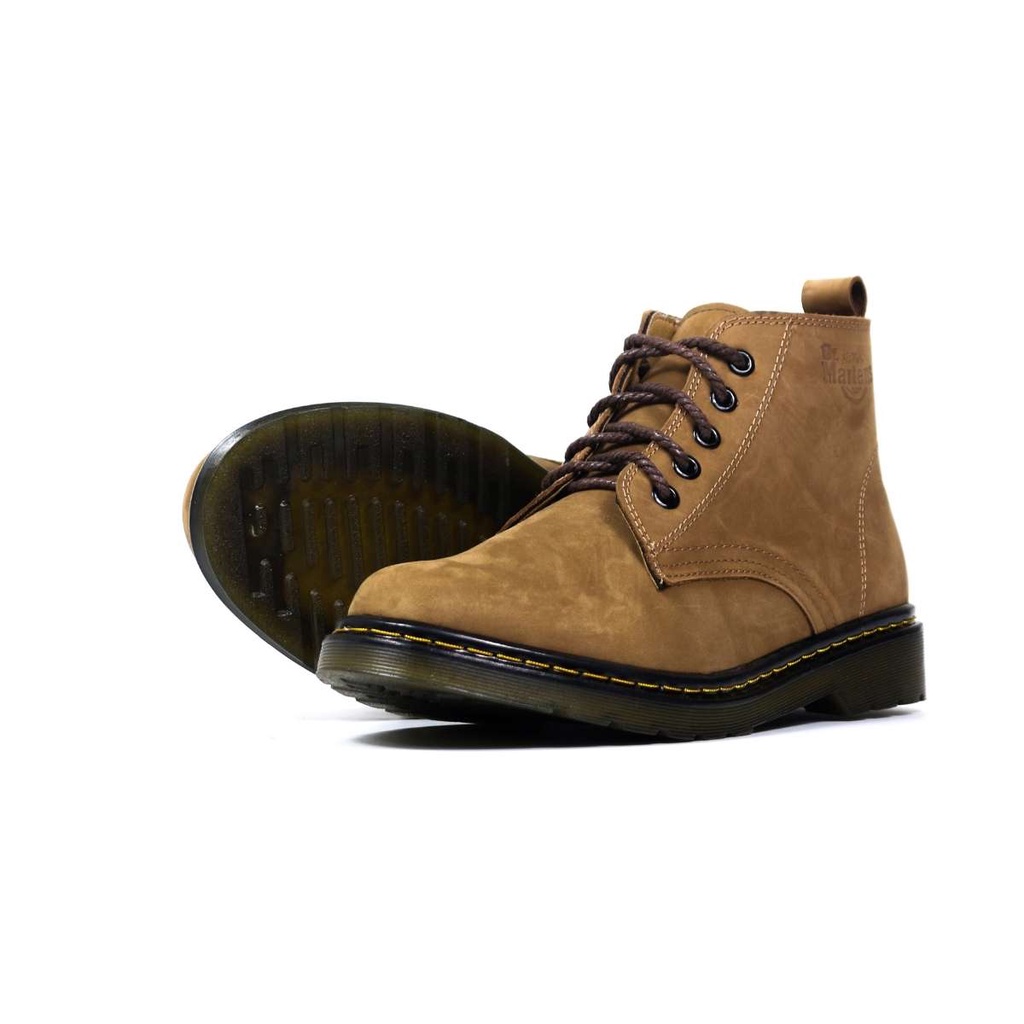 Giày Boots Dr.68 Nubuck Nâu da bò nubuck Lucas Shoes size 35-&gt;44