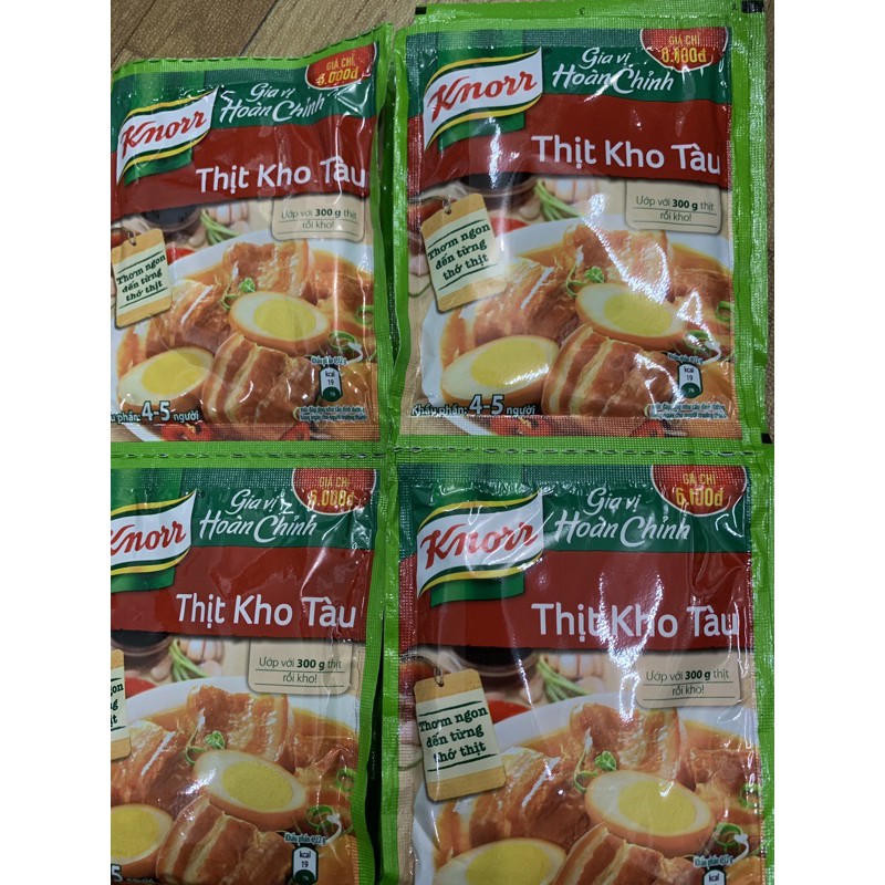 Gia Vị Hoàn Chỉnh thịt kho Tàu Knorr 28g/1goi