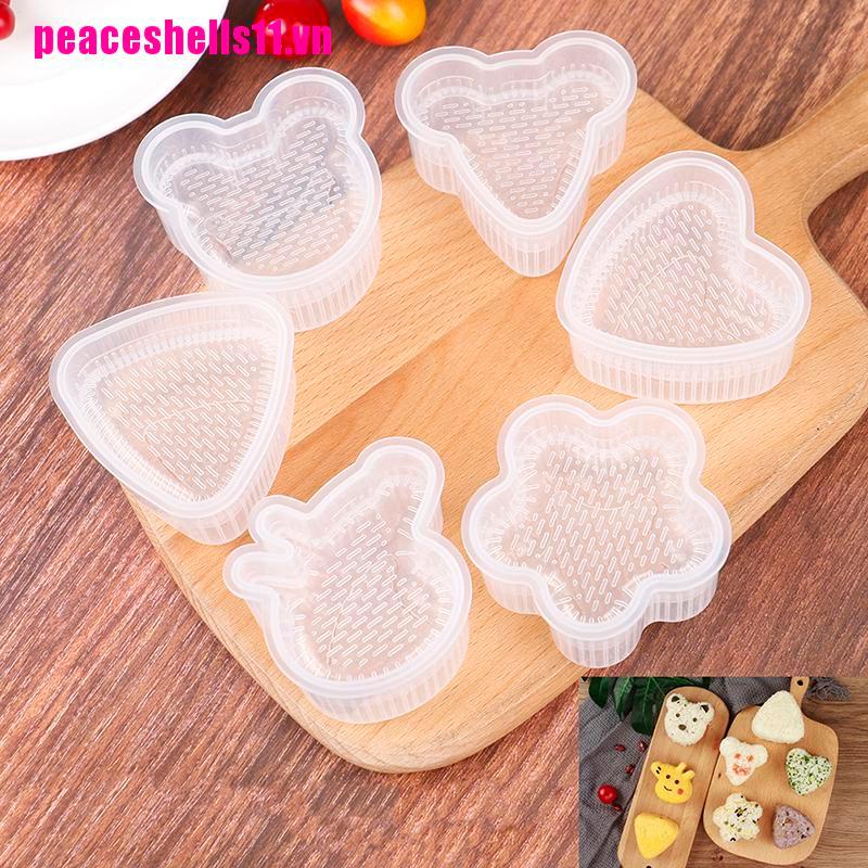1 Bộ Khuôn Làm Cơm Bento Sandwich Diy Cho Nhà Bếp