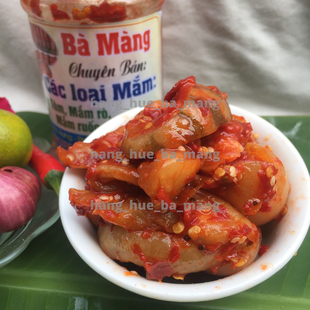 Mắm dưa gang Huế thơm cay chuẩn vị - hủ 450g - Đặc sản Huế