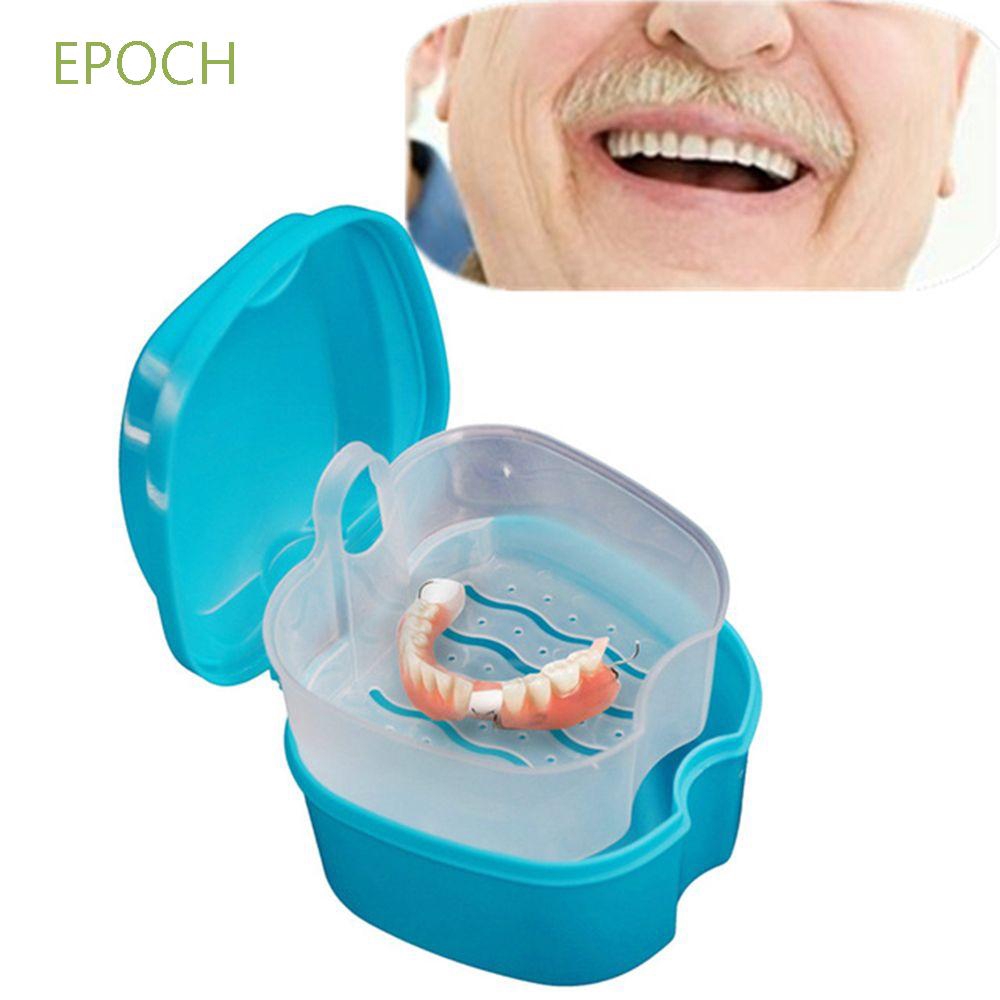 [Hàng mới về] Hộp đựng răng giả bảo vệ sức khỏe