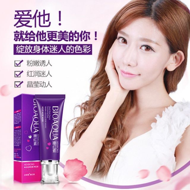 Kem Làm Hồng Môi Nhũ Hoa Vùng Kín BIOAQUA 30g