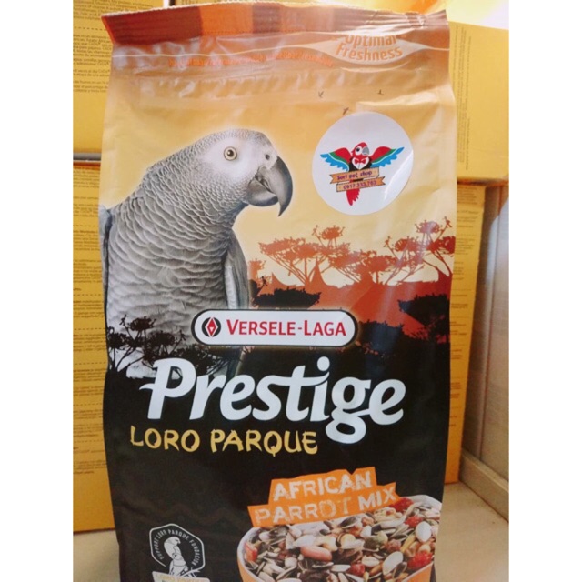 Prestige mix dành cho vẹt xám Châu Phi gói nguyên seal 1kg