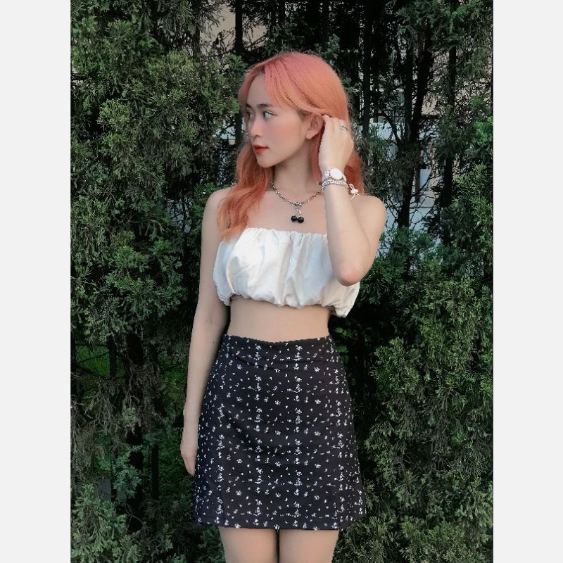 Hana skirt chân váy ngắn mini xẻ đùi form A