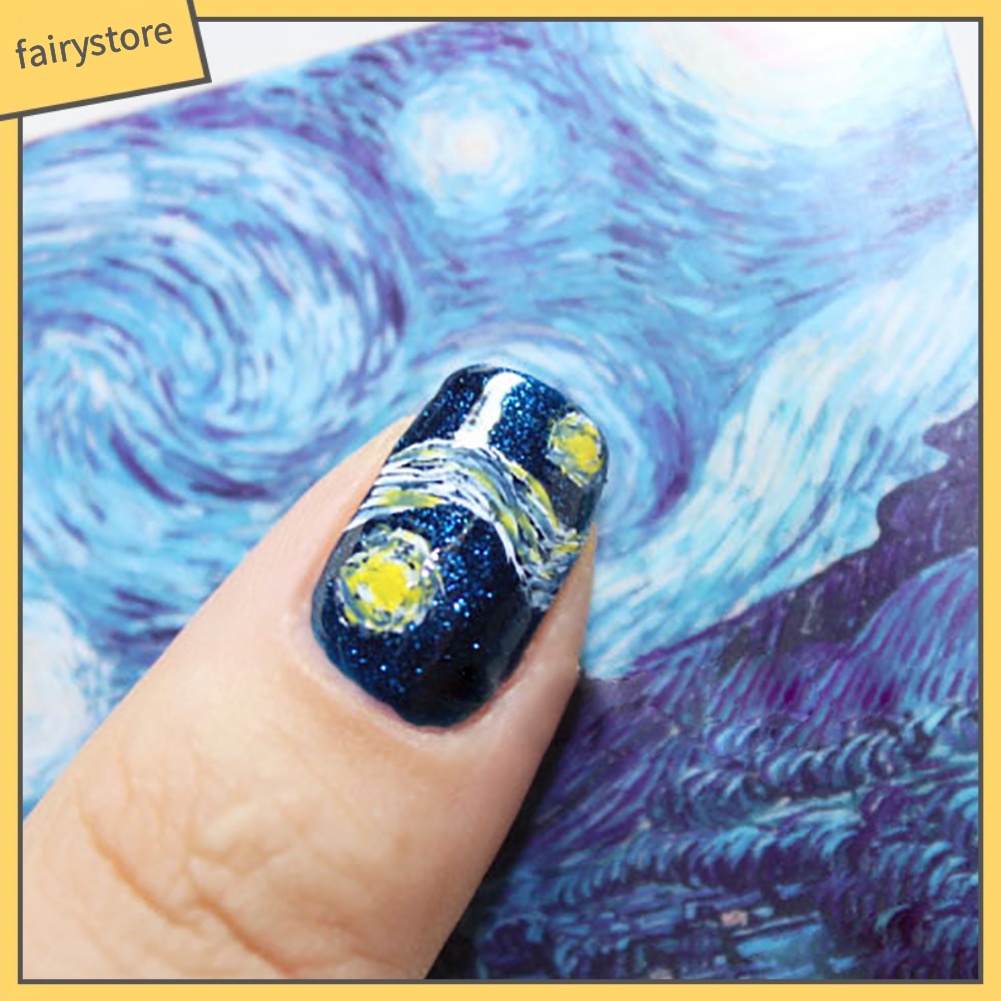 Bộ 14 Miếng Dán Trang Trí Móng Tay Xinh Xắn