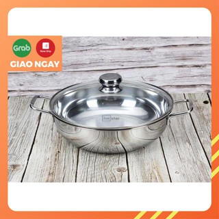 CHẢO LẨU INOX FIVESTAR 3 ĐÁY CAO CẤP 32CM