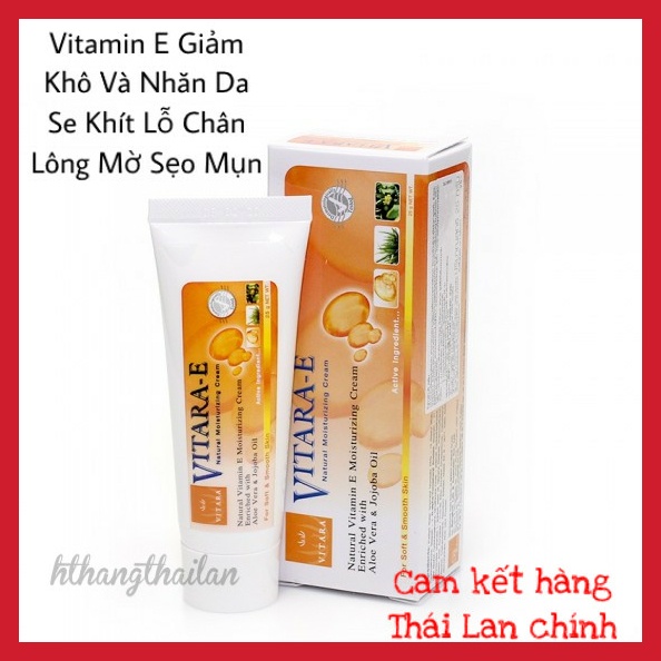 Kem Dưỡng Ẩm Trắng Da Và Làm Giảm Thâm Mờ Sẹo Vitara E Cream Thái Lan
