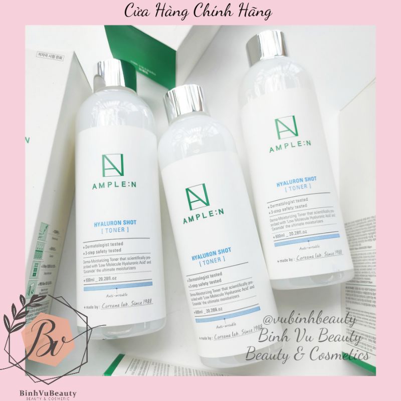 Nước hoa hồng Cấp Ẩm Se Khít Lỗ Chân Lông Hyaluron Toner 600ml