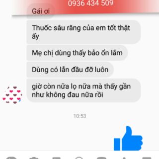 Sâu răng gia truyền ( Dung dịch răng miệng Triệu Hoà)