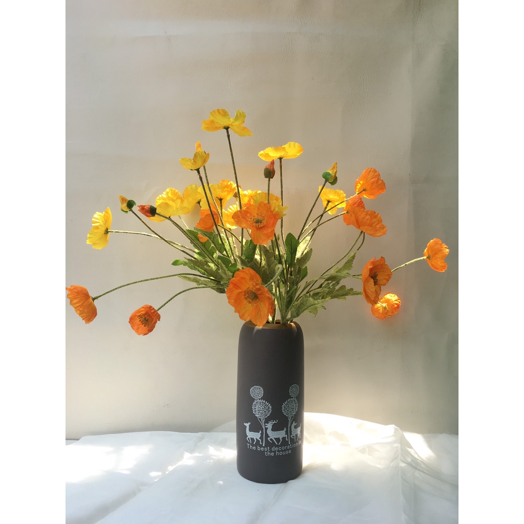 Bình lọ hoa gốm trang trí hiện đại T013 - Bình Cắm Hoa Trang Trí Bắc Âu