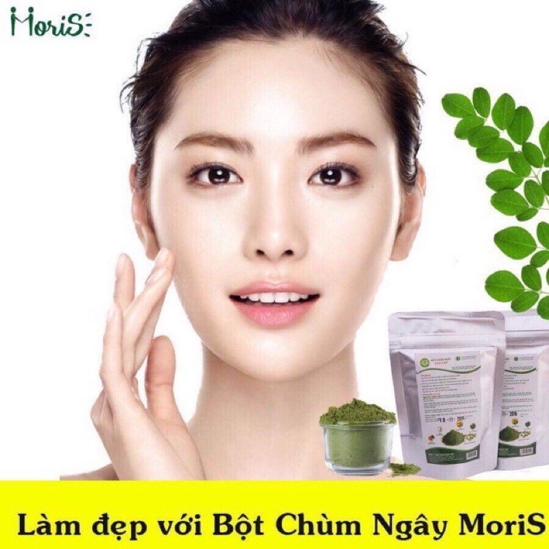 Bột chùm ngây Moris dinh dưỡng cho bé ăn dặm