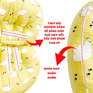 Giảm đau lưng gối bầu cánh tiên cao cấp mẫu đa dạng chỉnh được khoảng cách - ảnh sản phẩm 3