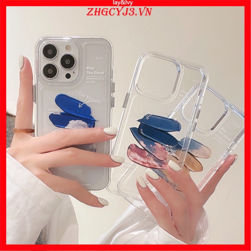 Ốp Điện Thoại Silicone IMD Trong Suốt Họa Tiết Hoạt Hình Cho IPhone 7/8 Plus XS XR 11 12 Pro Max 13 Pro