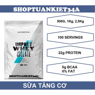 500g Sữa Impact Whey Isolate MP