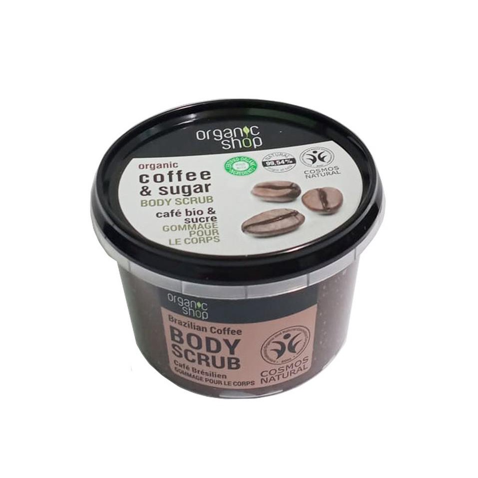 Tẩy Tế Bào Chết Body Organic Shop Organic Coffee &amp; Sugar Body Scrub 250ml