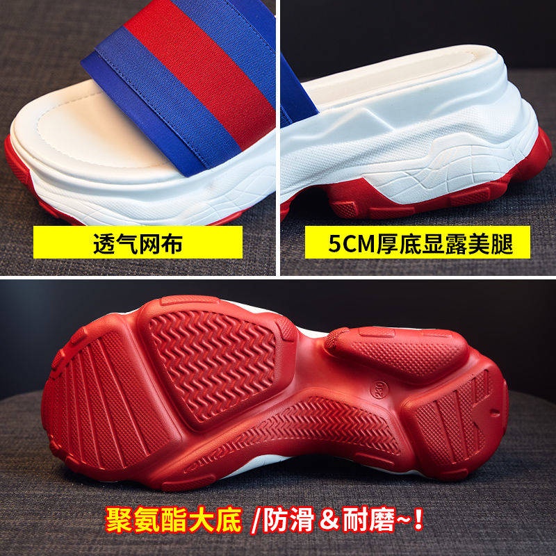 Giày Sandal Đế Dày Phong Cách Mùa Hè Kiểu Mới Dễ Phối Đồ