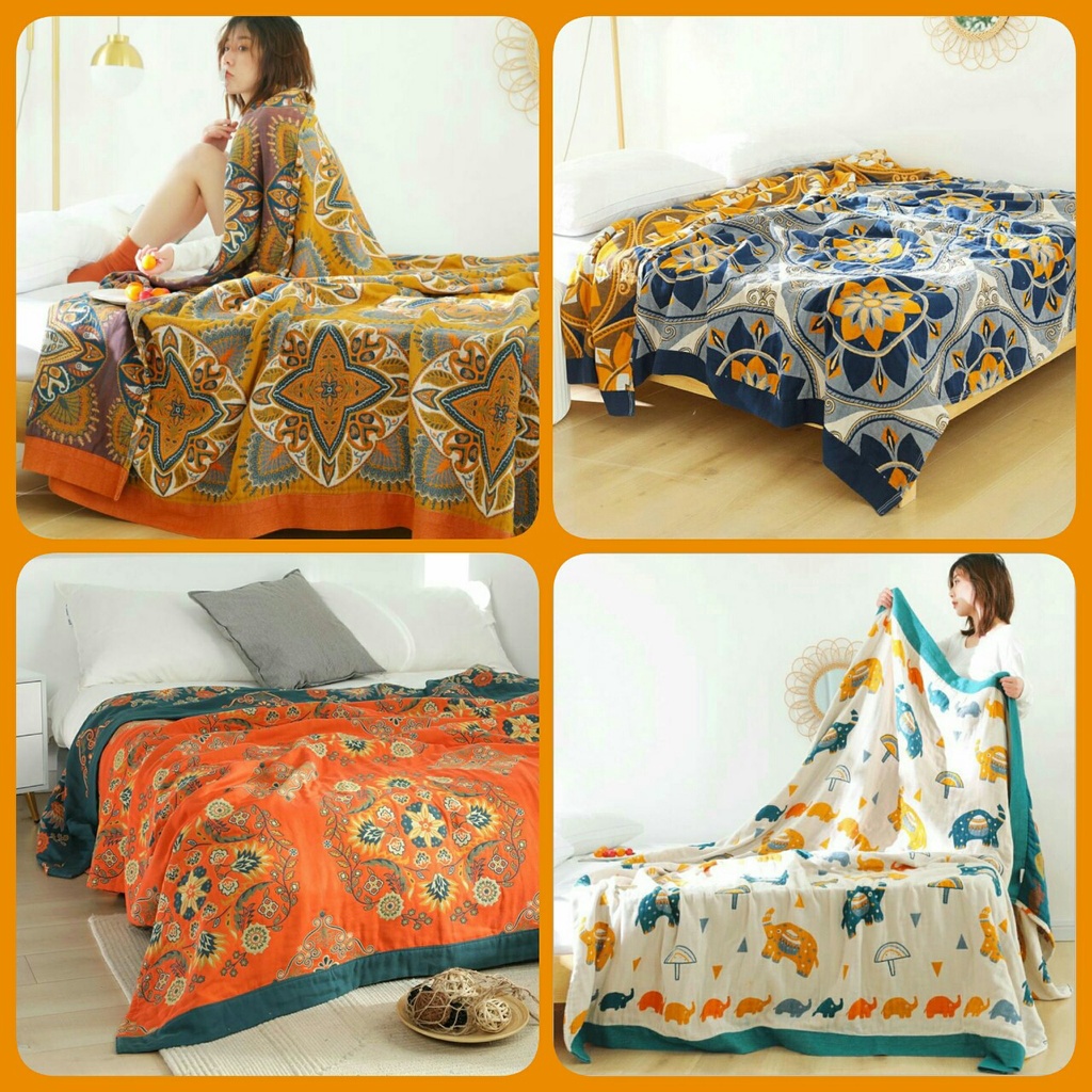 (1)TH Chăn Xô Hè Thu Organic Cotton Dòng Cao Cấp
