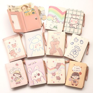 Ví nữ cute đựng tiền gập 3 nhỏ gọn xinh xắn