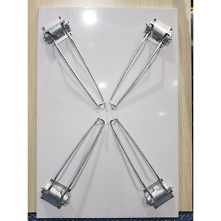 Bàn chân gấp mặt MFC trắng 60x40cm