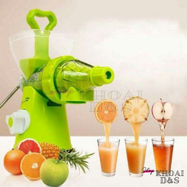 Máy ép hoa quả bằng tay đa năng Manual Juicer | Máy xay bằng tay chất liệu nhựa ABS cao cấp, lưỡi dao inox không gỉ