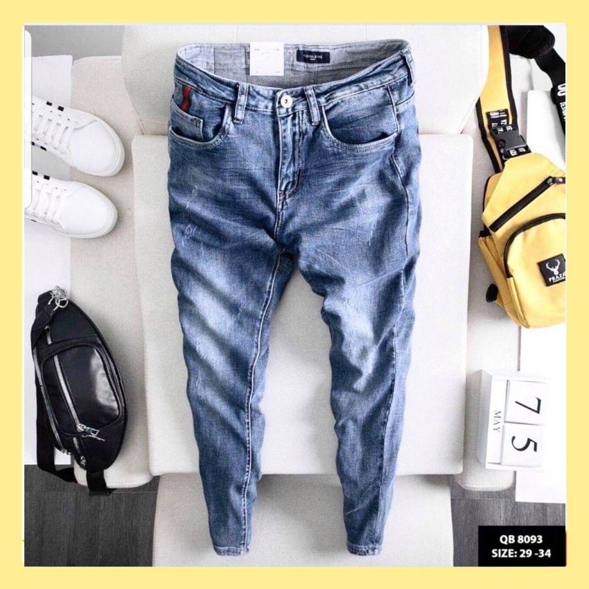 Quần jean nam đẹp giá rẻ giống hình giống mẫu,quần bò NUBA 89 | BigBuy360 - bigbuy360.vn