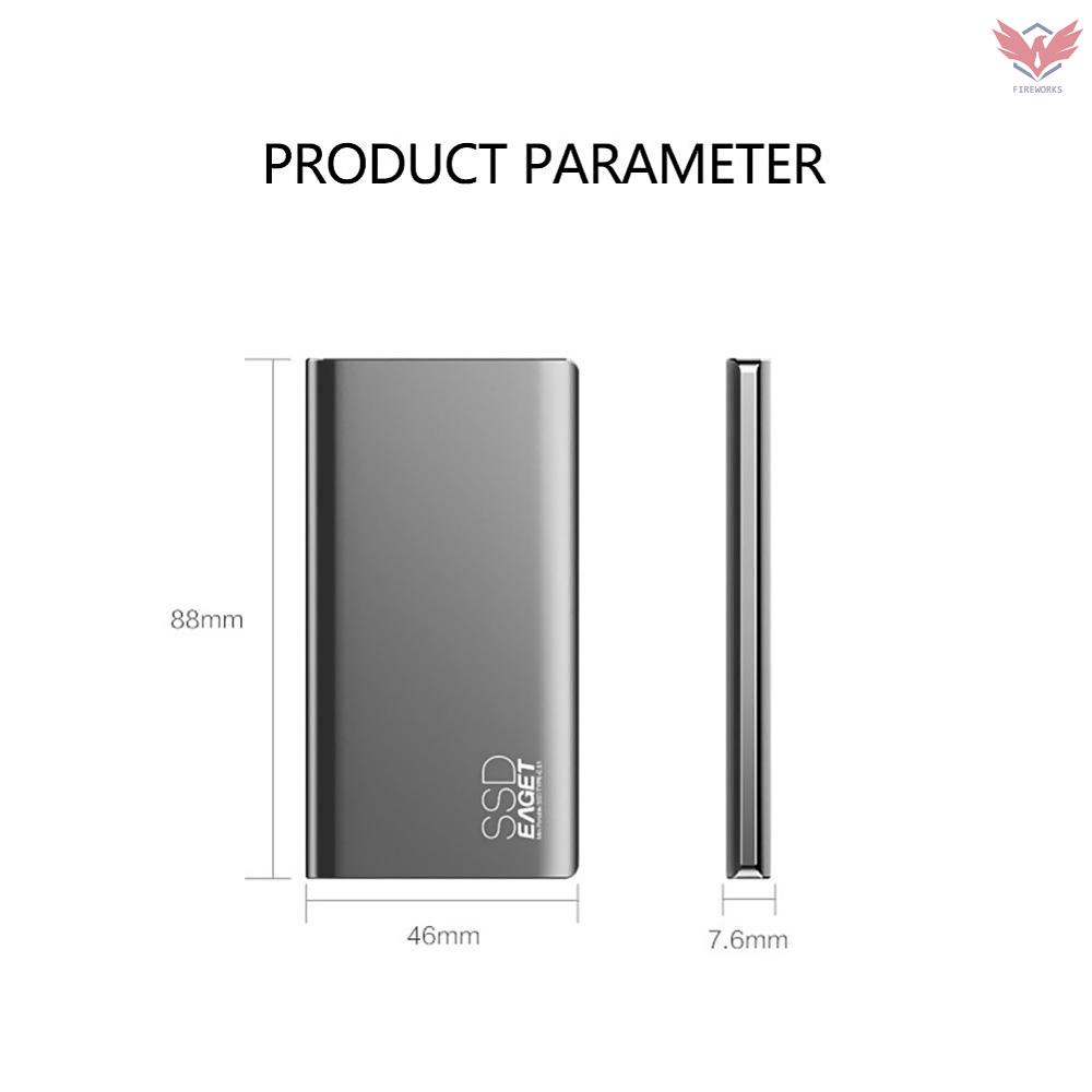 Ổ Cứng Ssd Fir Eaget M1 Cổng Type-C Usb3.1 128gb Tốc Độ Cao Di Động Tiện Dụng | BigBuy360 - bigbuy360.vn