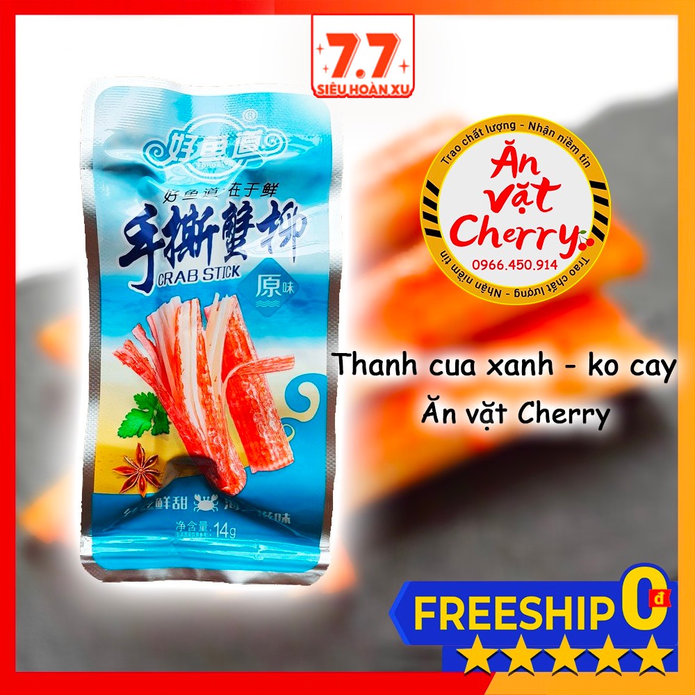 THANH CUA tẩm sốt siêu ngon ăn liền [Ăn Vặt Cherry]