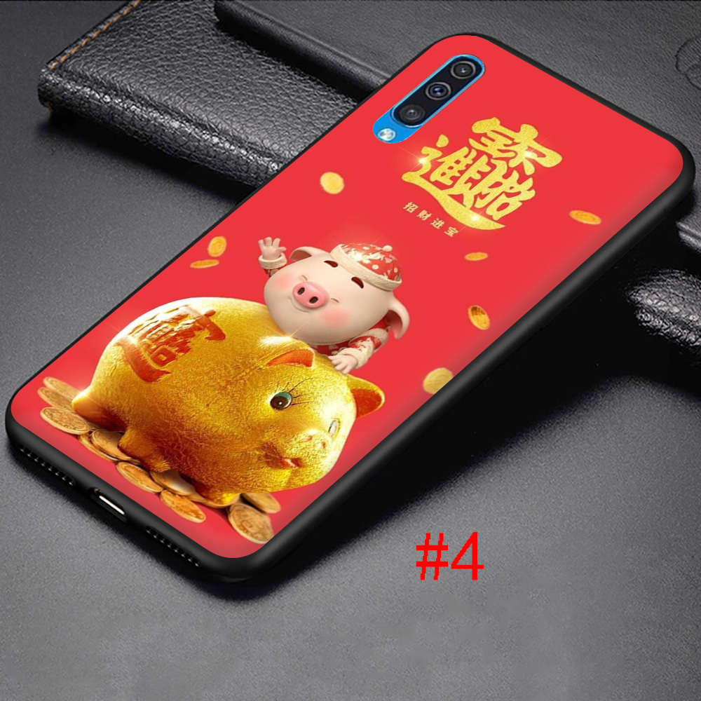 Cartoon Pig Soft Silicone Phone Case Samsung A6 A7 A8 Plus A9 2018 A3 2016 A5 2017