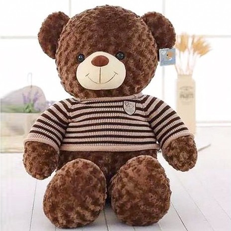 [GẤU BÔNG LỚN] Gấu teddy khổ 1m4 lông xoắn mềm mịn nhồi bông cao cấp