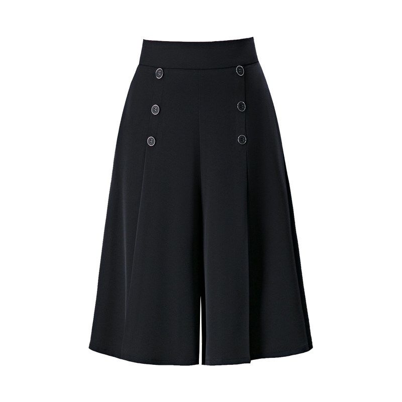 Q23736 Quần ống rộng lửng nữ hè chất mềm rũ hàng nhập